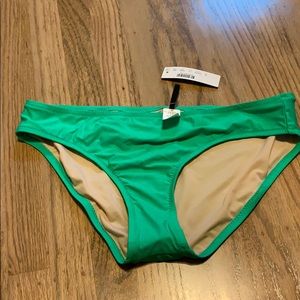 J crew NWT green bikini bottoms. Medium